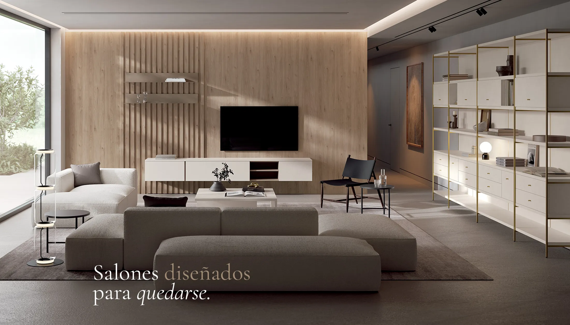 Salones modernos - Mobiliario para salón - Fabricación de muebles Tegar