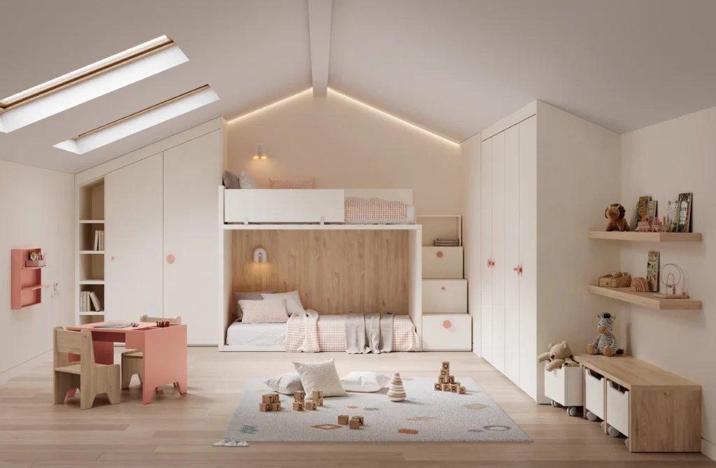 Habitación infantil a medida. Habitaciones Montessori.