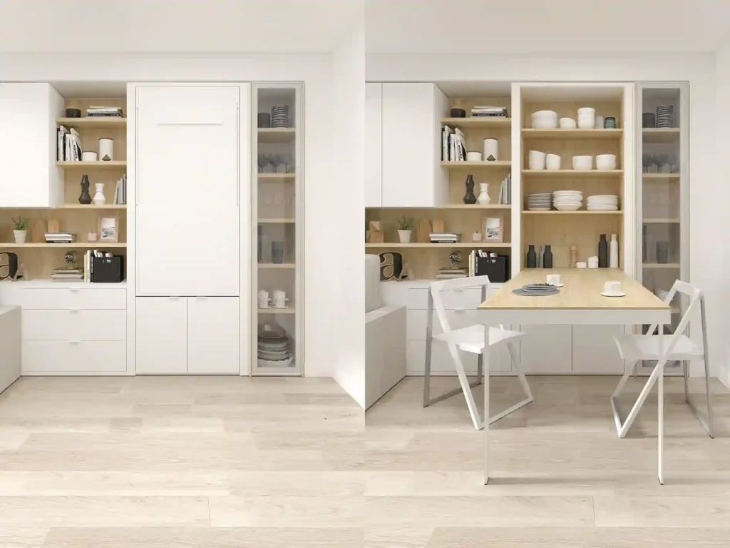 Mesa extraible - Mobiliario para pisos pequeños.